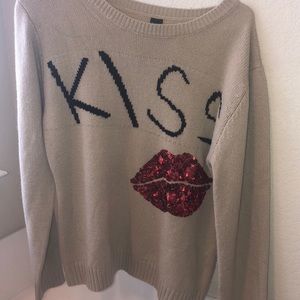 Red Lips Sweater